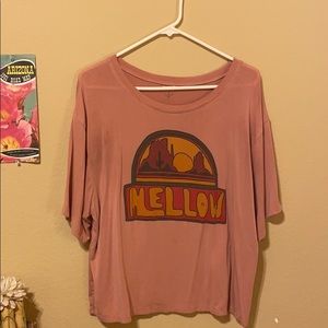 Mauve oversized shirt Size XL fits like a medium
